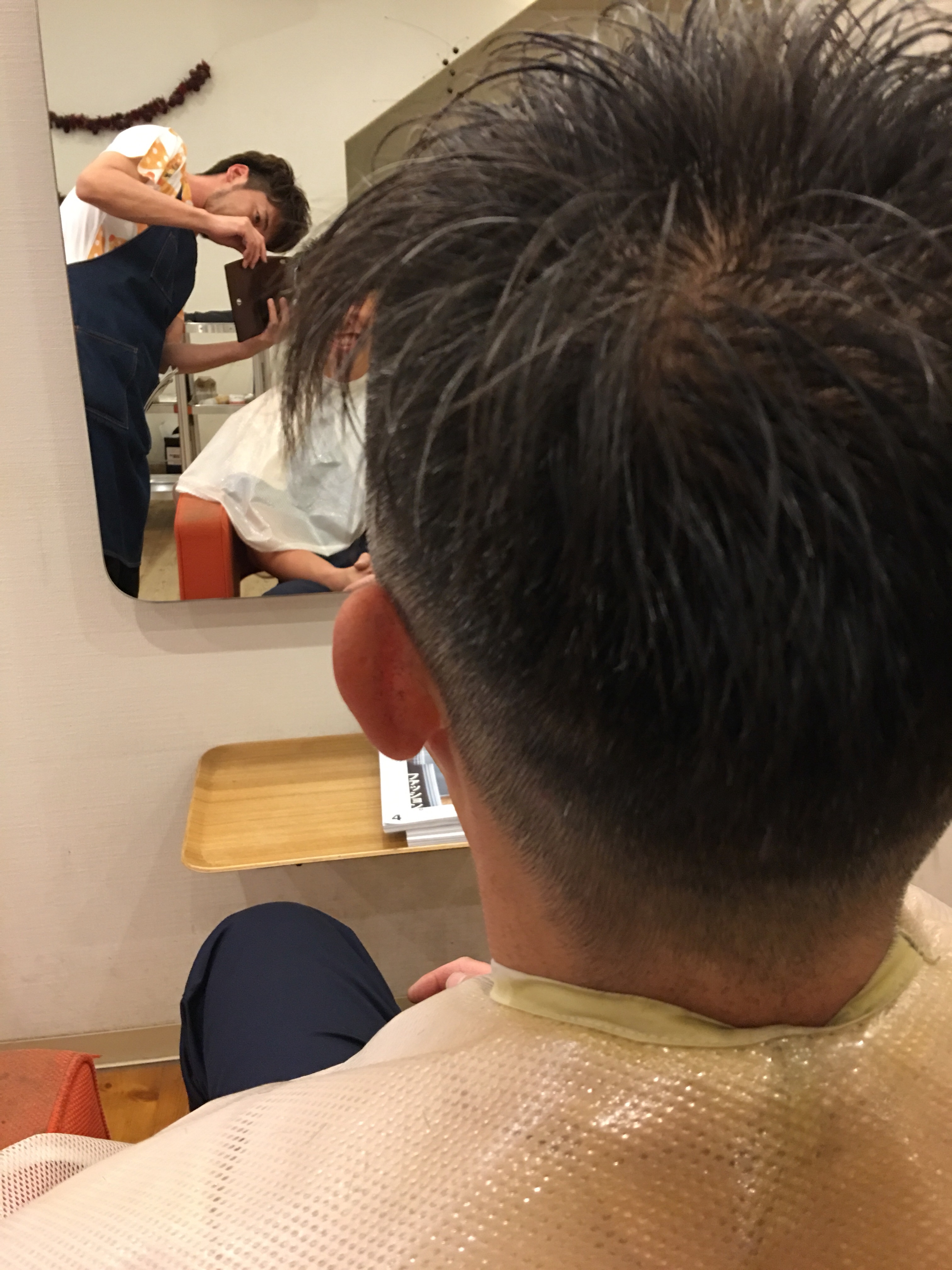ツーブロックで頭がキノコ パイナップル にならないためのアレ 総社市 美容室ルチア 30代 40代 50代の髪の悩み解消