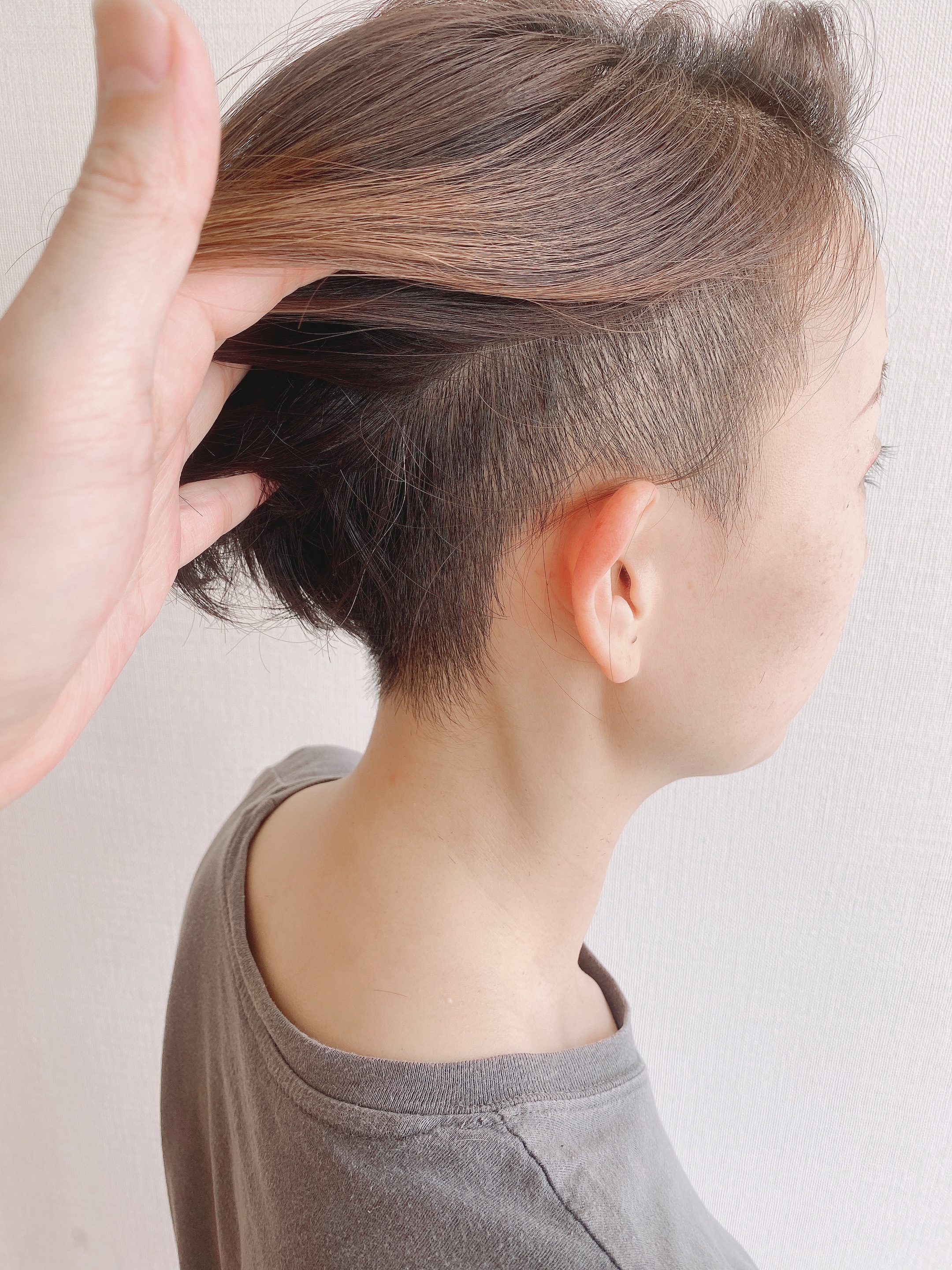女性でも らしさ を求めて欲しい 夏木マリさんの刈り上げヘア風にツーブロックボブが可愛い 総社市 美容室ルチア 30代 40代 50代の髪の悩み解消